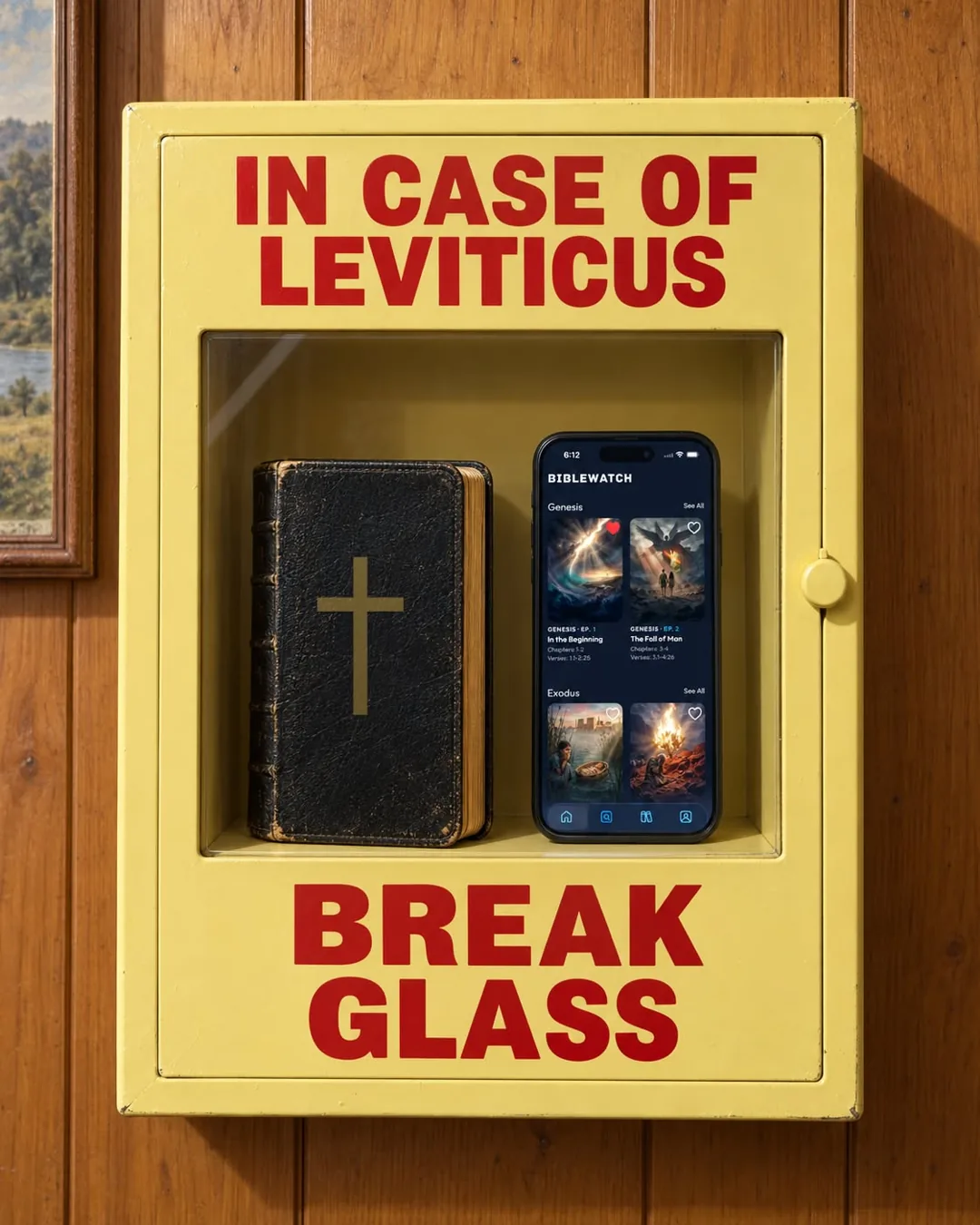 BibleWatch static ad by AdBreakers