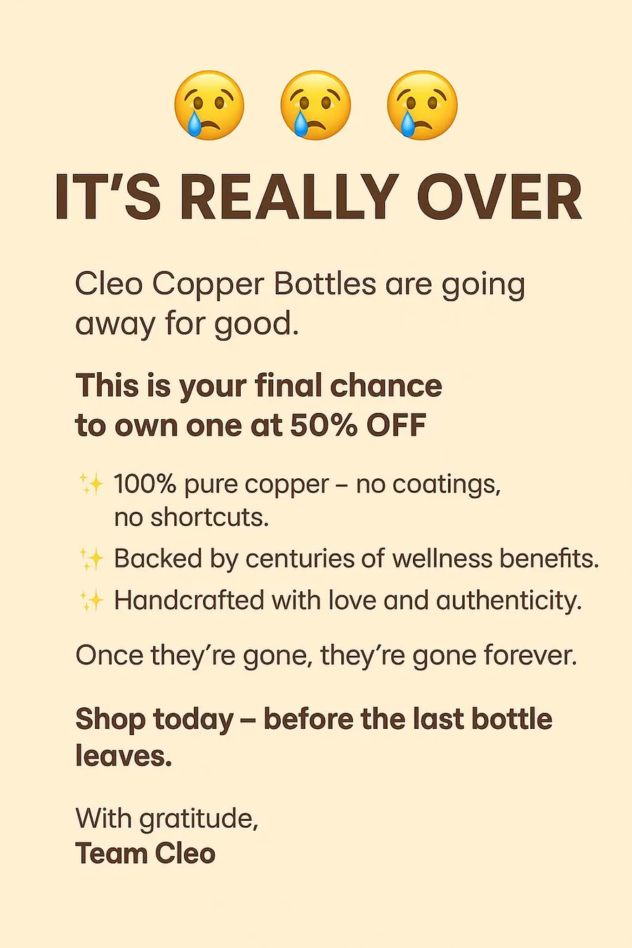 Cleo Lifestyle static ad by AdBreakers