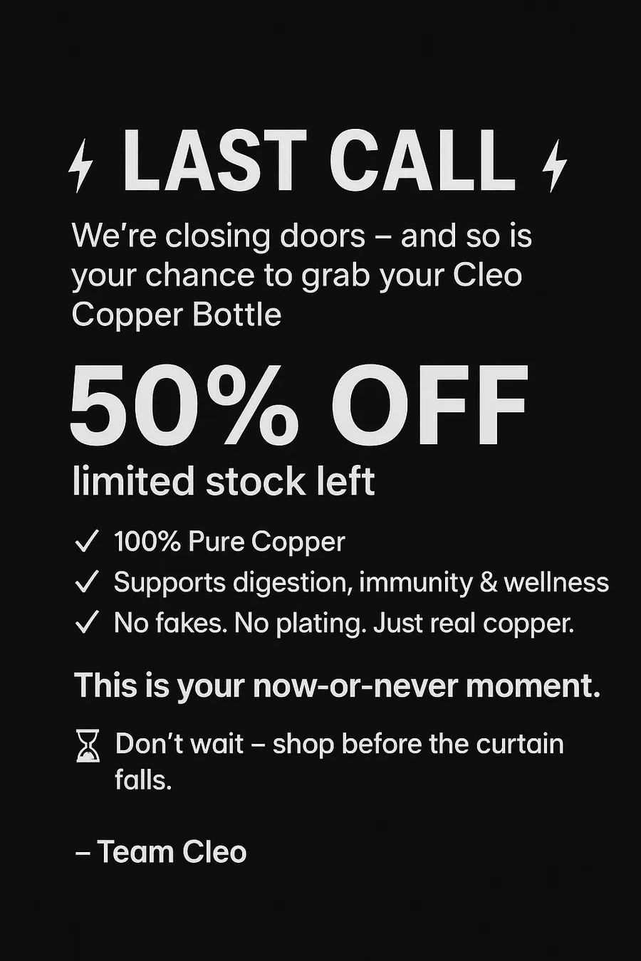 Cleo Lifestyle static ad by AdBreakers