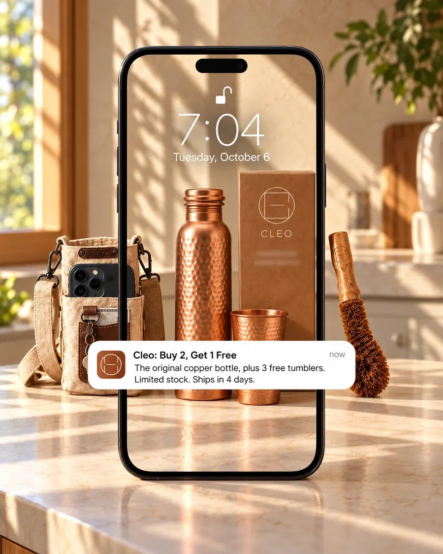 Cleo Lifestyle static ad by AdBreakers