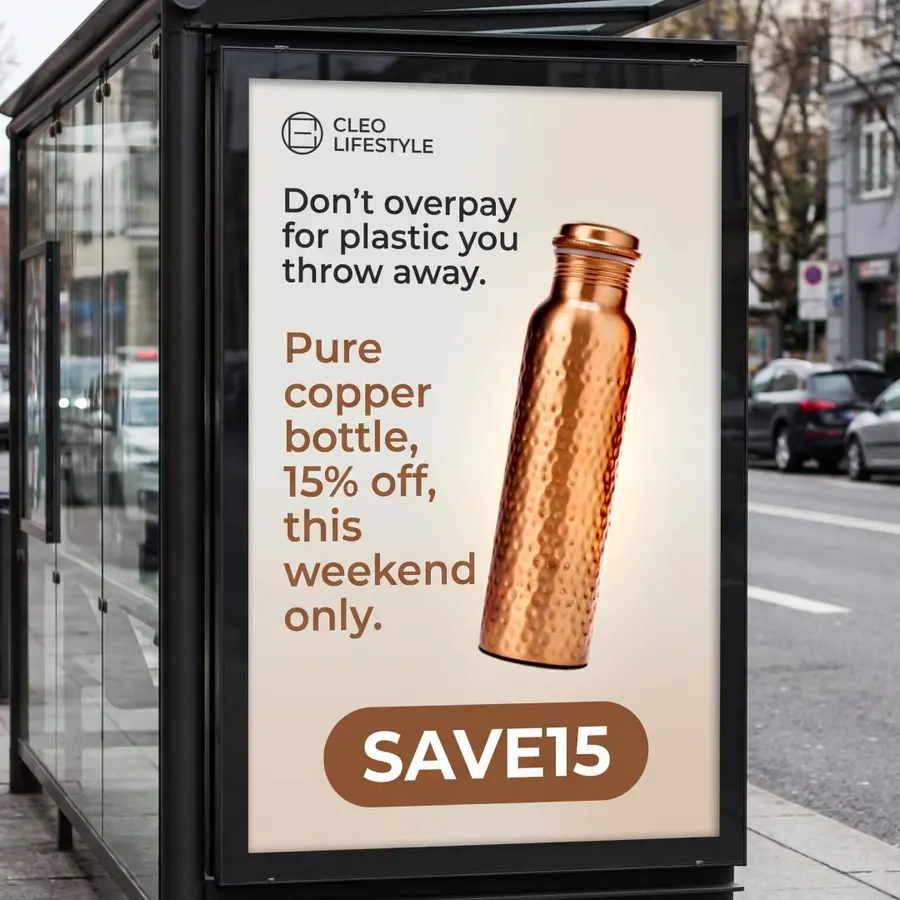 Cleo Lifestyle static ad by AdBreakers