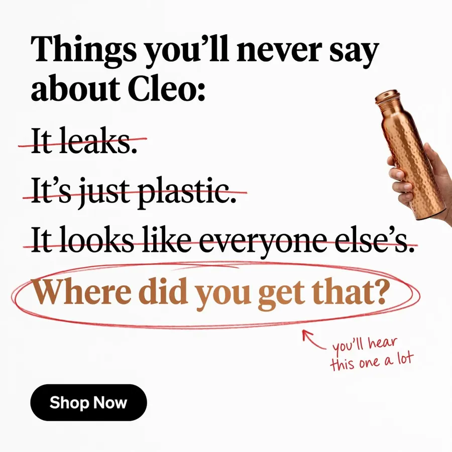 Cleo Lifestyle static ad by AdBreakers