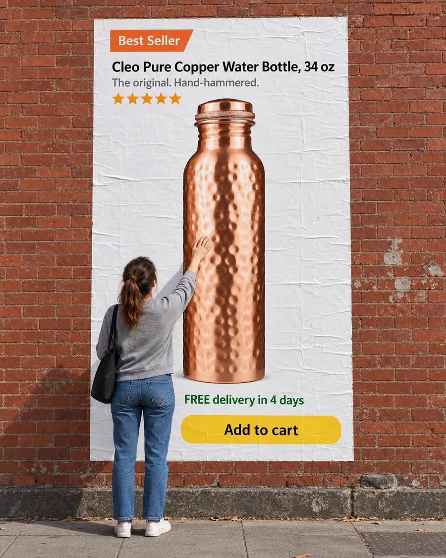 Cleo Lifestyle static ad by AdBreakers