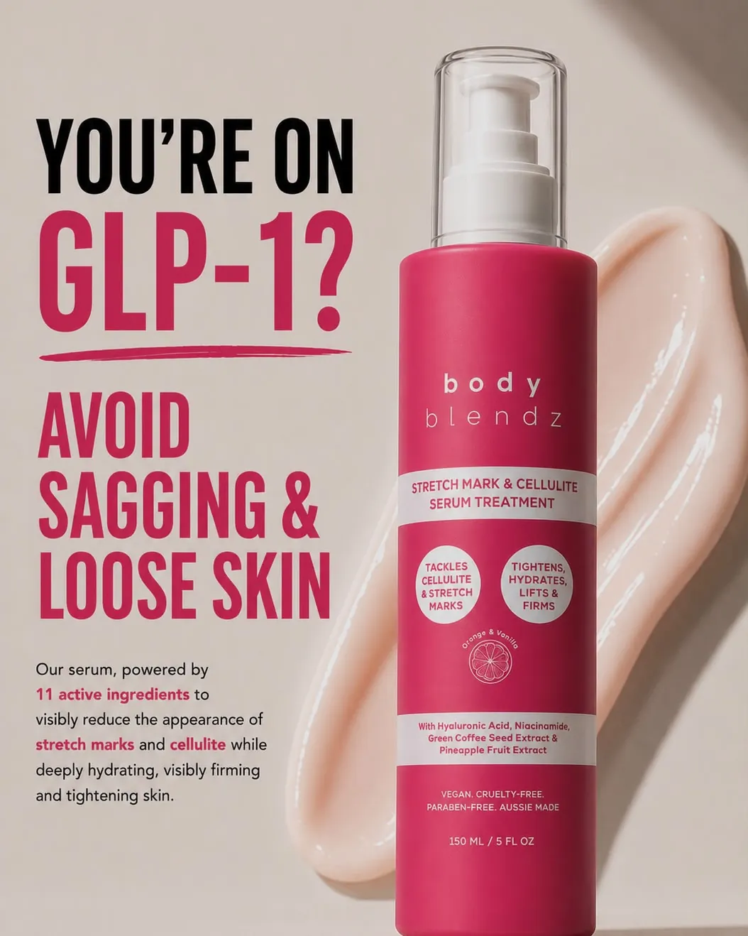 BodyBlendz static ad by AdBreakers