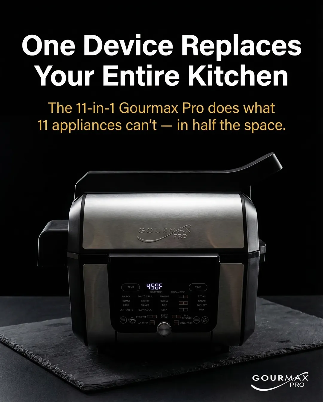 Gourmax Pro static ad by AdBreakers