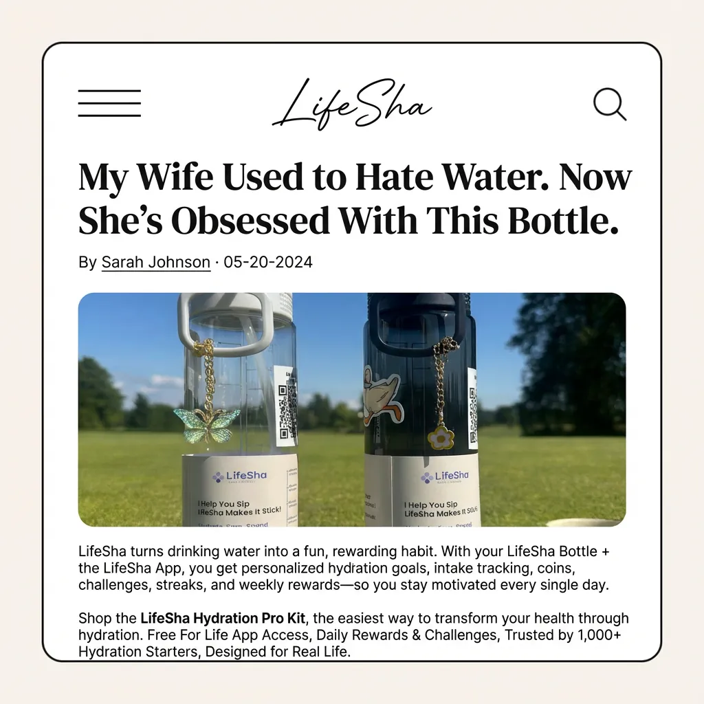 LifeSha static ad by AdBreakers
