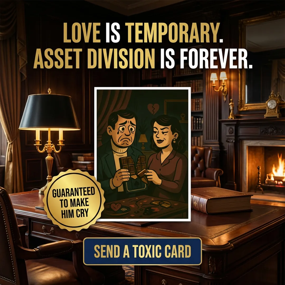 Toxic Card static ad by AdBreakers