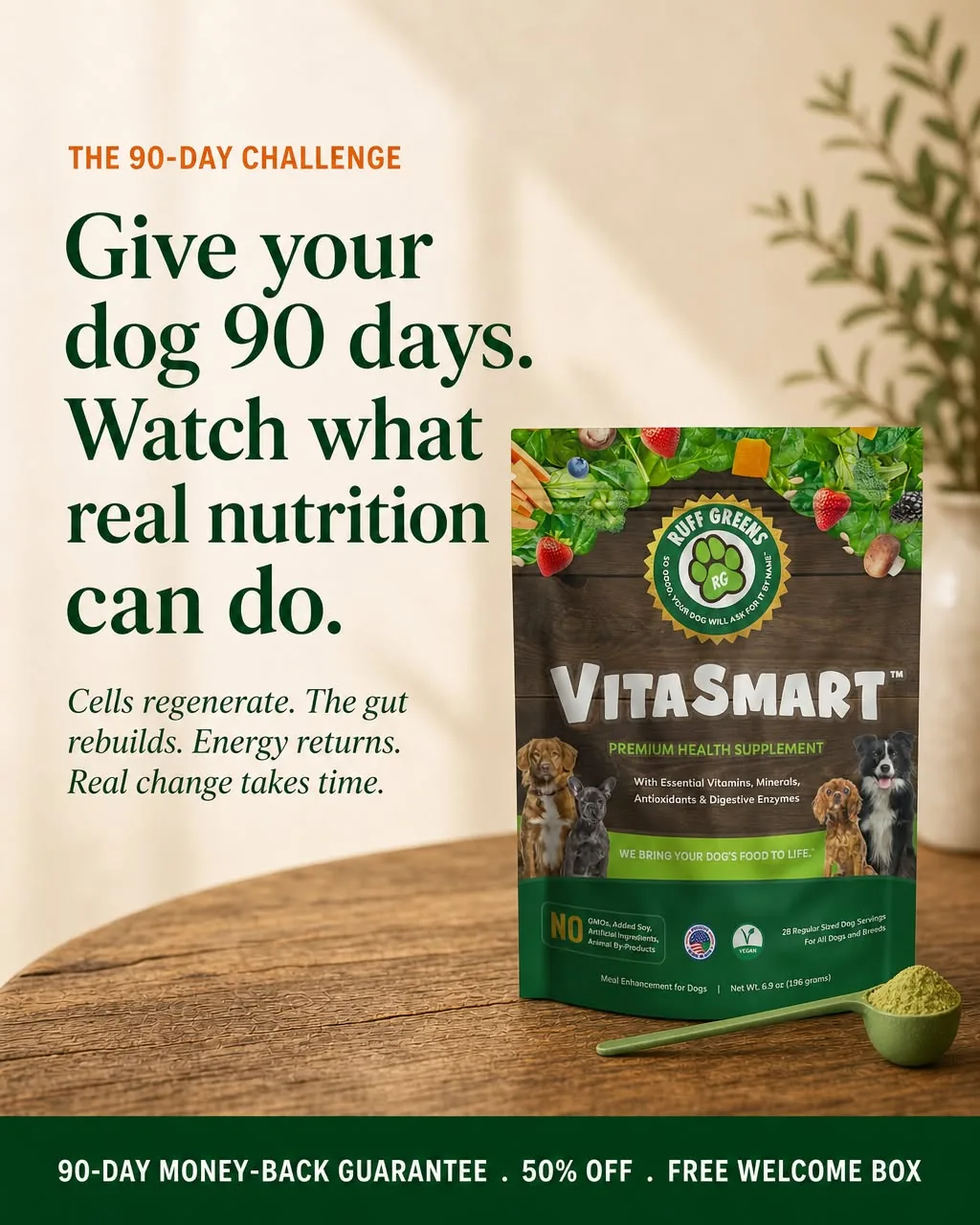 Ruff Greens static ad by AdBreakers
