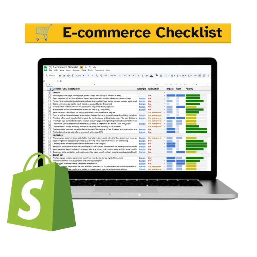 E-commerce Checklist