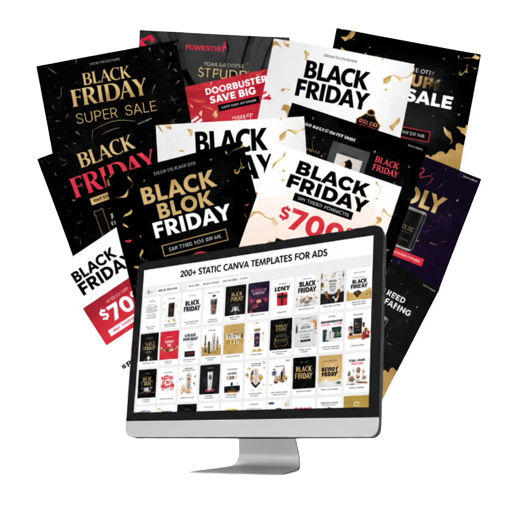 200+ Black Friday Canva Static Ad Templates