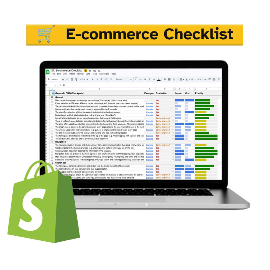 E-commerce Checklist