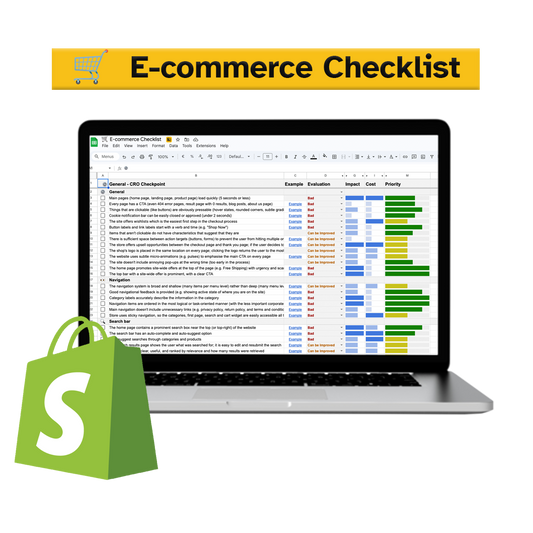 E-commerce Checklist