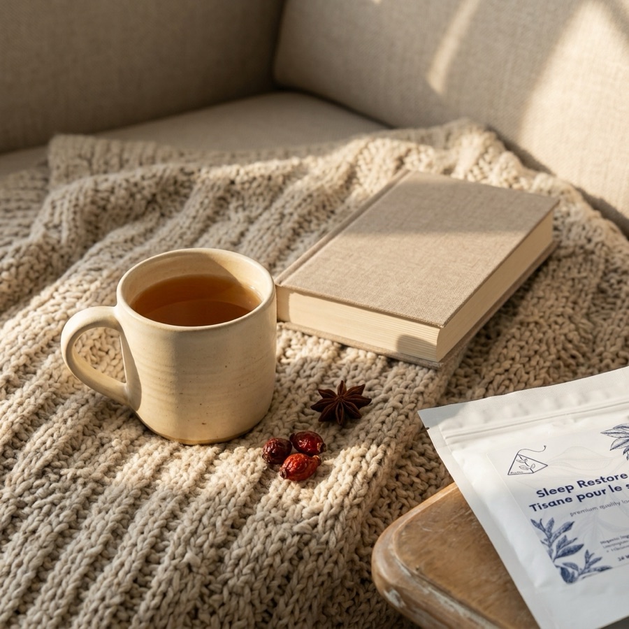 Avodah brand photography — Cozy scene